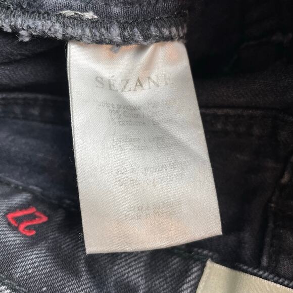 SEZANE Le Brut Sexy Jean Women's Size 27 Black - Picture 6 of 10